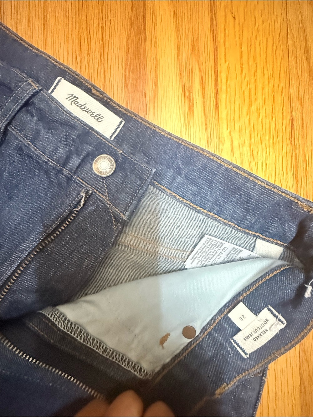 Madewell women’s relaxed jeans